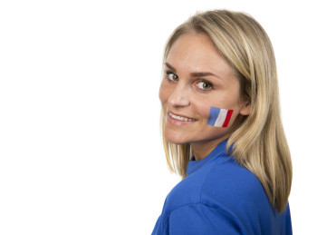 Maquillage femme équipe de France